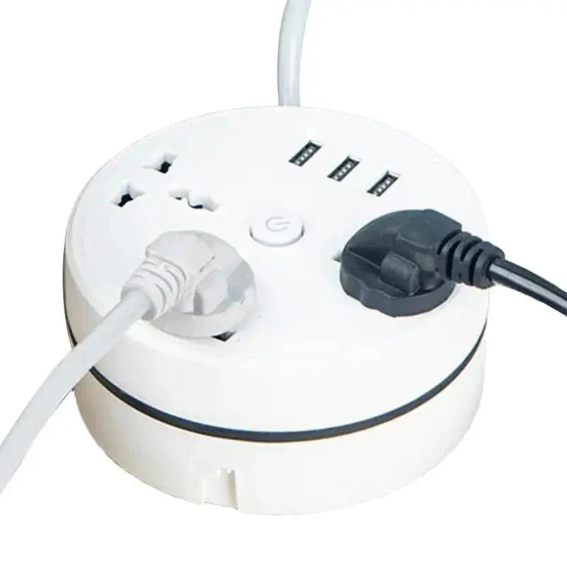 EU Plug AC Outlet Smart Home Power Strip โ Multipurpose Electrical Extension Cord with USB Ports & Fast Charging